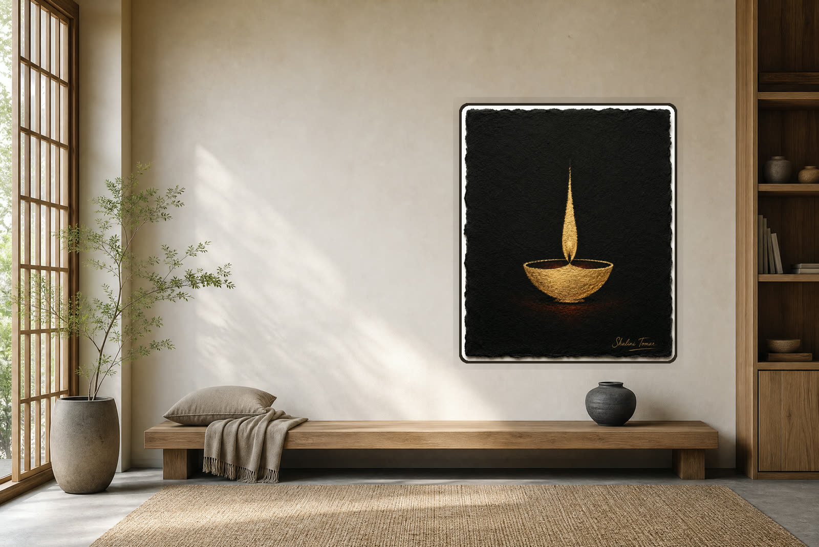 Akhand Jyoti: The Eternal Flame — Meditation room