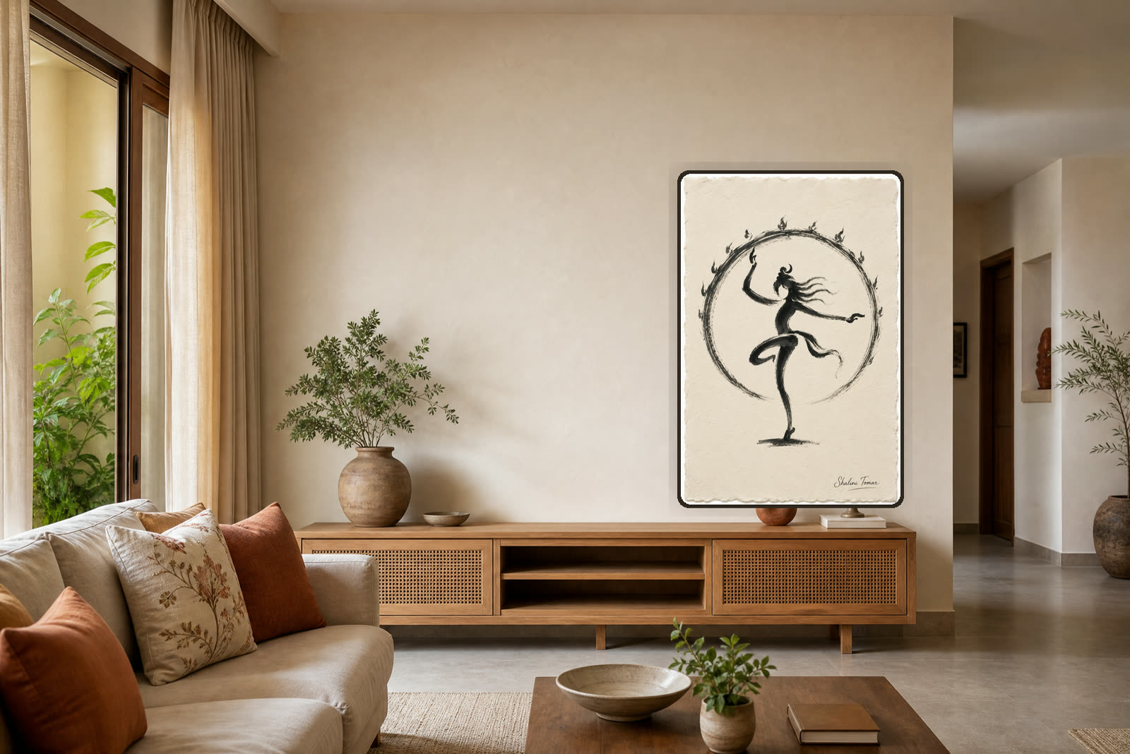 Nataraja: Rhythm of the Cosmos — Warm living room