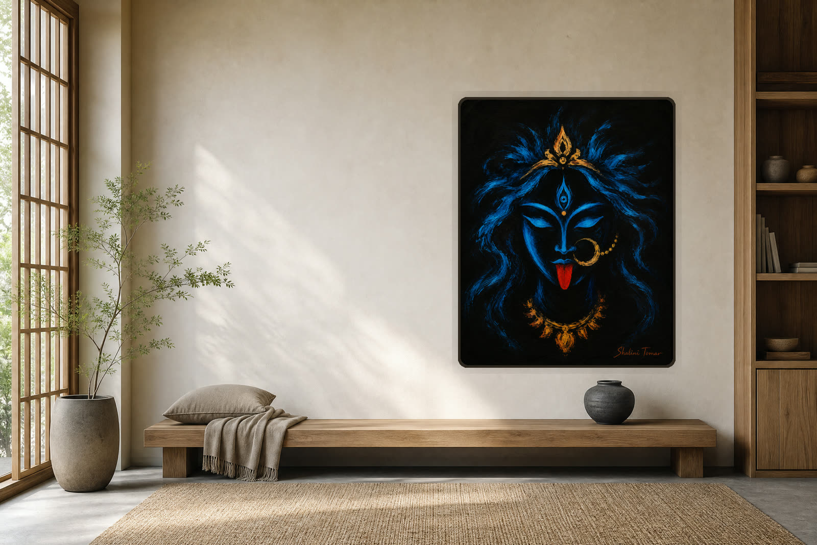 Kali: Flame Beyond Fear — Meditation room