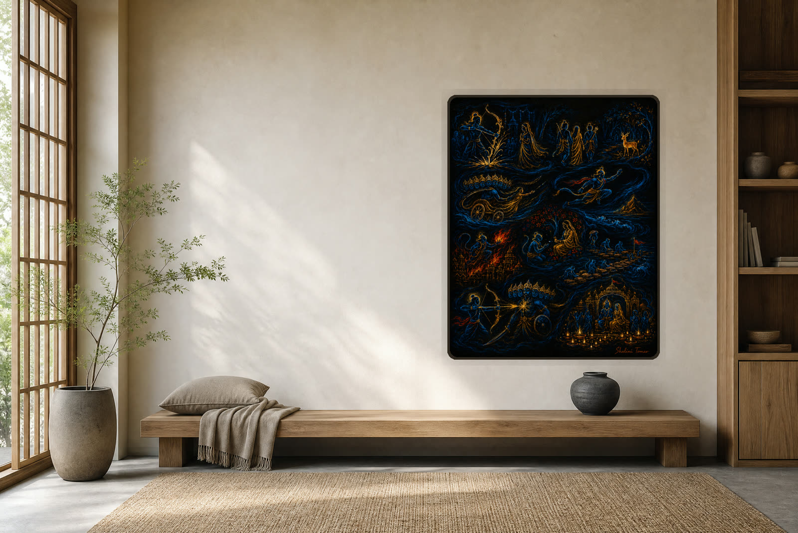 The Ramayana: Path of Dharma — Meditation room