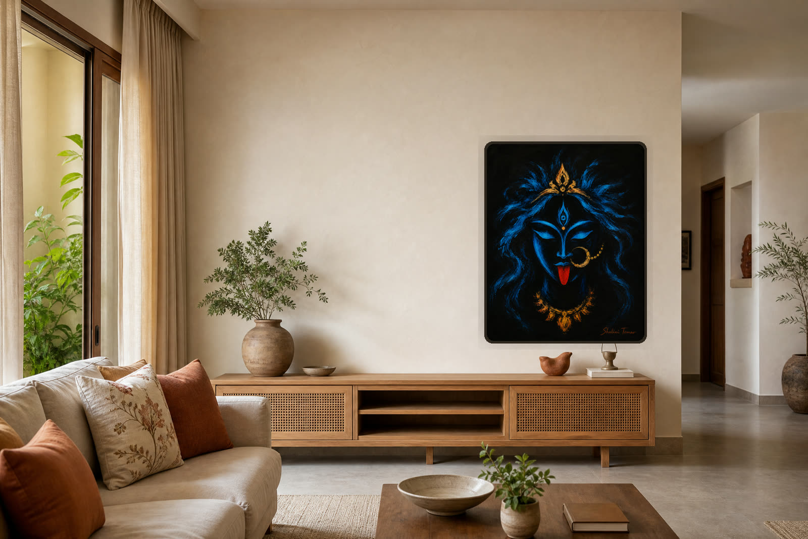Kali: Flame Beyond Fear — Warm living room