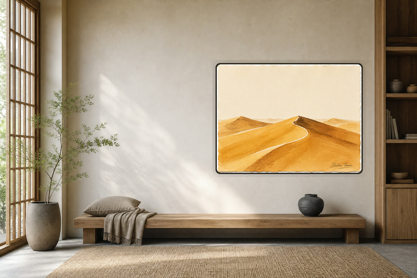 Where the Dunes Become Wind — Meditation room