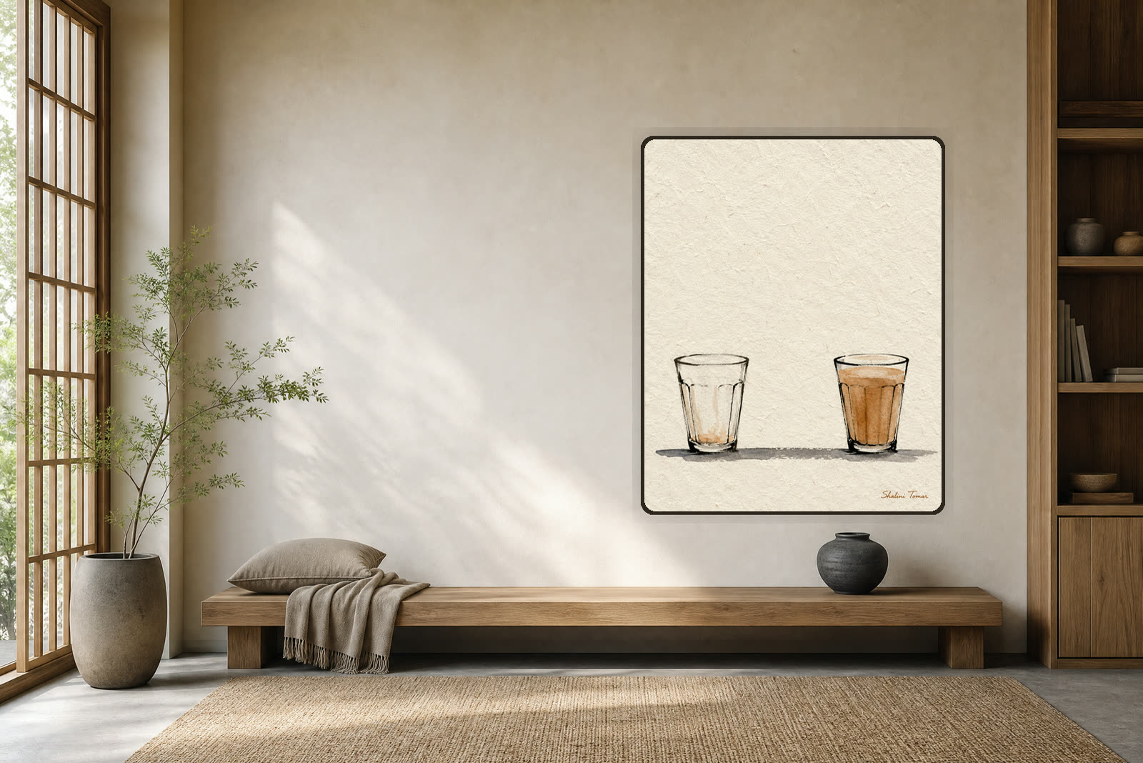 Chai for Two, One Left Waiting — Meditation room