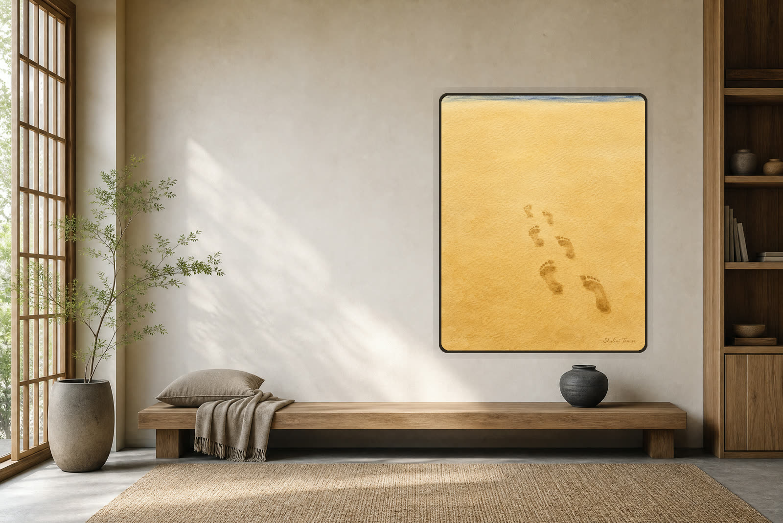 Footprints We Leave Together — Meditation room