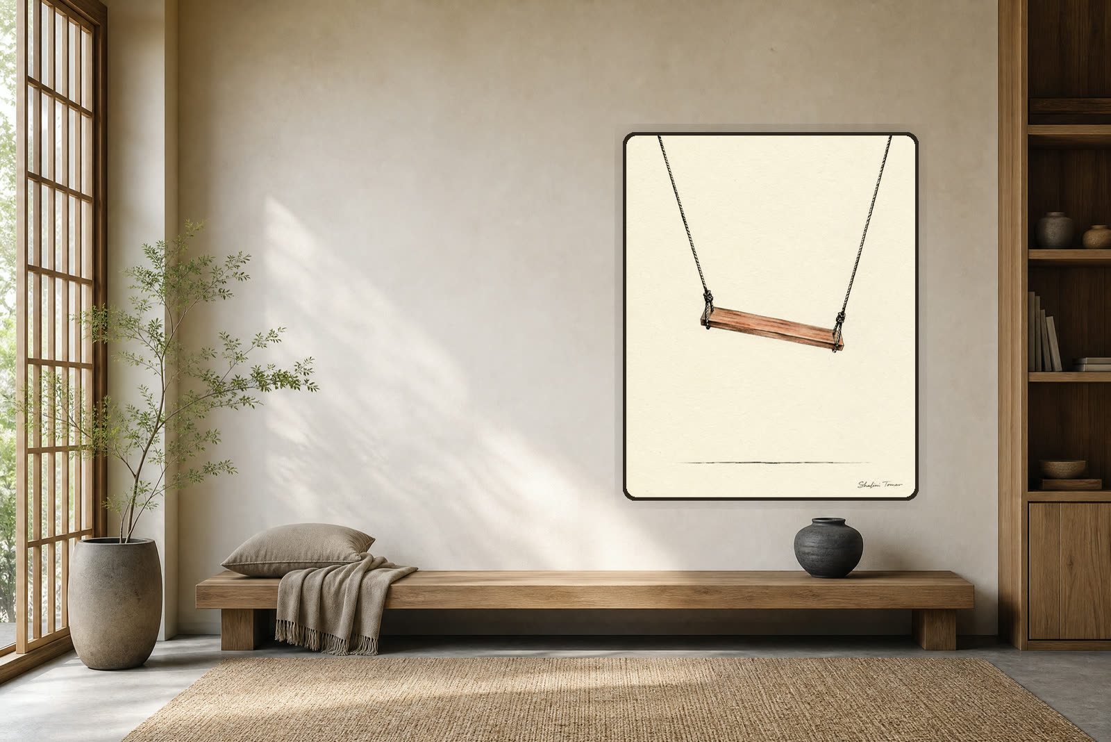 The Swing That Waits — Meditation room