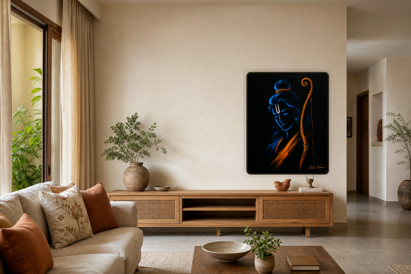 Rama: Guardian of Dharma — Warm living room