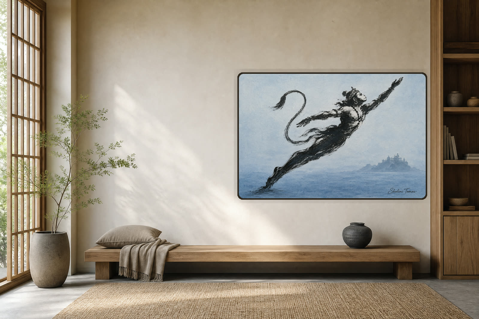 Hanuman's Leap Across the Ocean — Meditation room