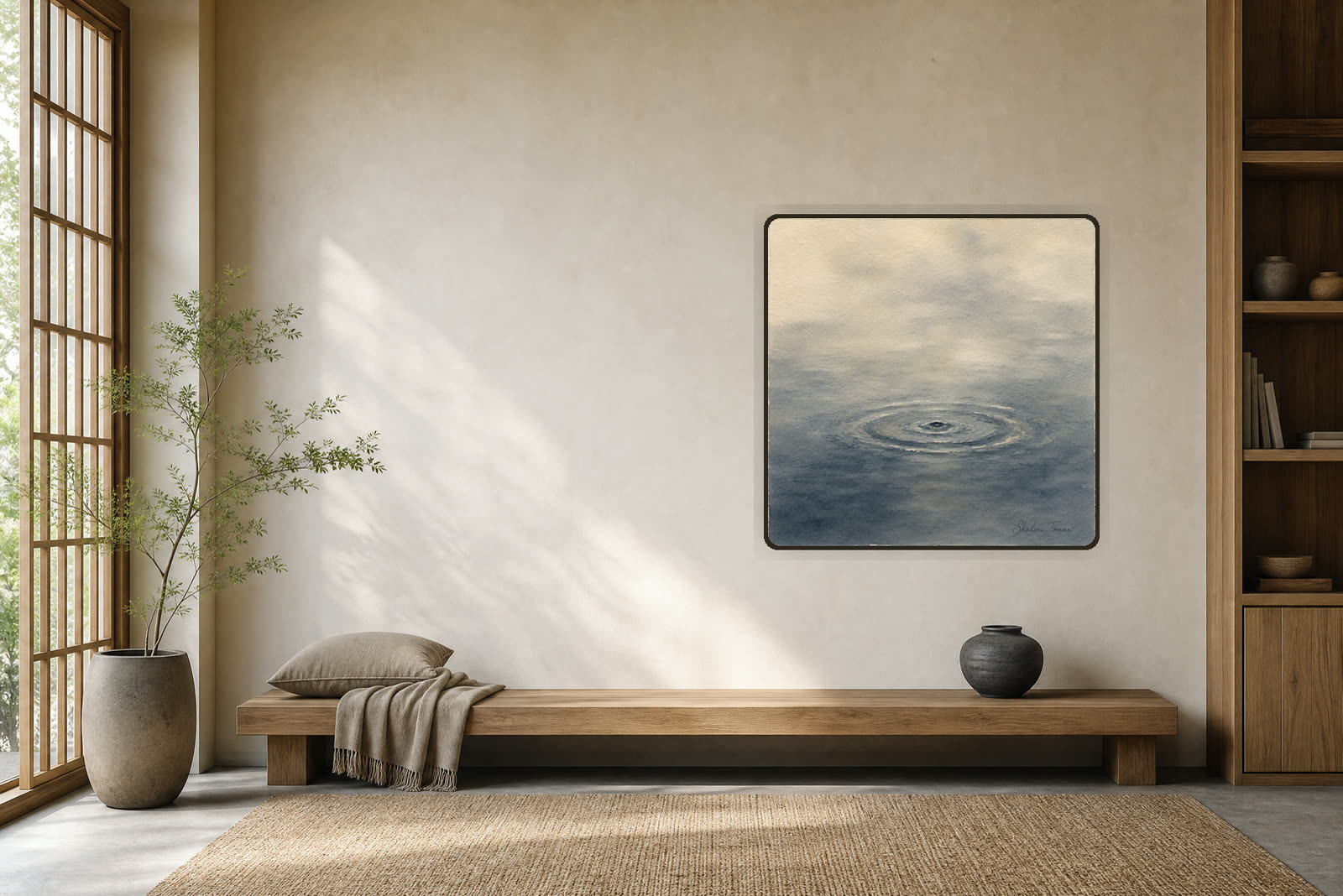 The Sound of One Drop — Meditation room