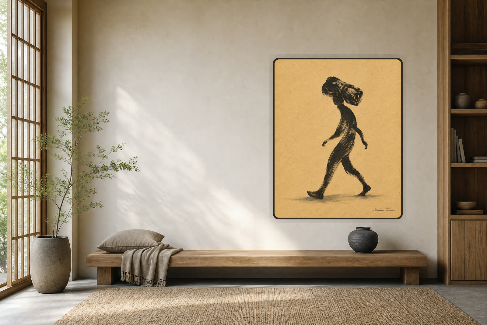 She Carries the River Home — Meditation room